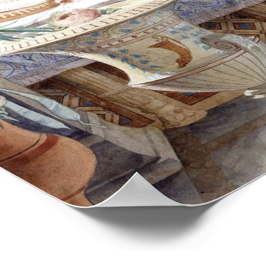 Félix Duban Architecture Fantasy Poster (Hoek)