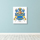 Felix Family Crest Canvas Afdruk (Insitu (Houten vloer))