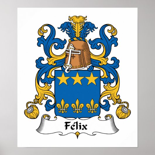 Felix Family Crest Poster (Voorkant)