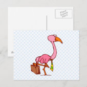 Felix Flamingo Briefkaart (Voorkant / Achterkant)