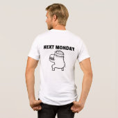 Felix Gym Motivatie Tri-Blend Shirt (Achterkant volledig)