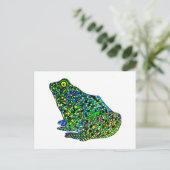 Felix Hip Hop Frog Briefkaart (Staand voorkant)