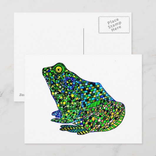 Felix Hip Hop Frog Briefkaart (Voorkant / Achterkant)