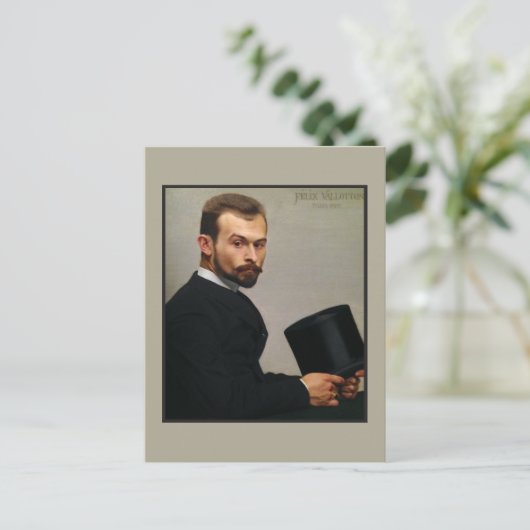 Felix Jasinski Holding Pet van Vallotton Briefkaart (Staand voorkant)