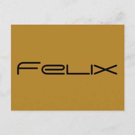 felix, karakternaam van Orphan Black, geometrisch Briefkaart (Voorkant)