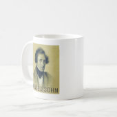 Felix Mendelssohn (1834) Koffiemok (Voorkant links)