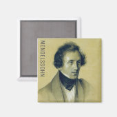 Felix Mendelssohn (1834) Magneet (Voorkant / Achterkant)