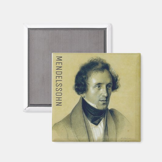Felix Mendelssohn (1834) Magnet (Voorkant / Achterkant)