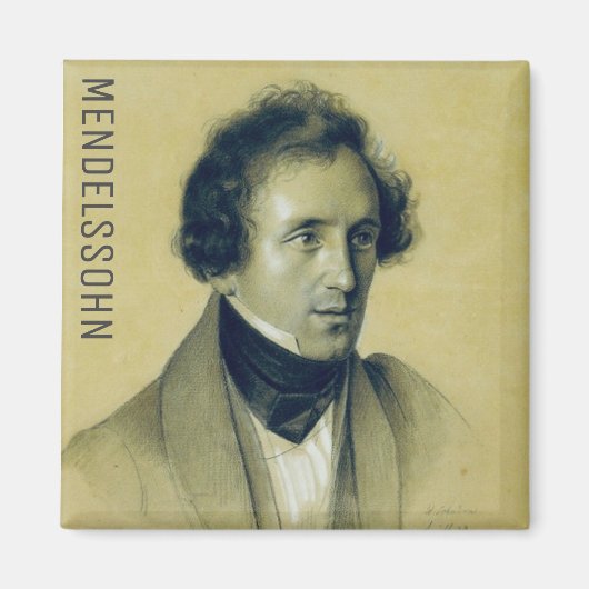 Felix Mendelssohn (1834) Magnet (Voorkant)