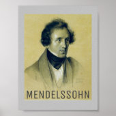 Felix Mendelssohn (1834) Poster (Voorkant)