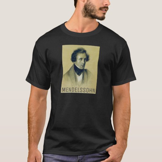 Felix Mendelssohn (1834) T-shirt (Voorkant)