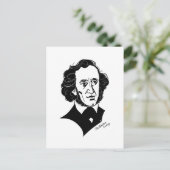 Felix Mendelssohn Bartholdy Briefkaart (Staand voorkant)