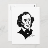 Felix Mendelssohn Bartholdy Briefkaart (Voorkant / Achterkant)