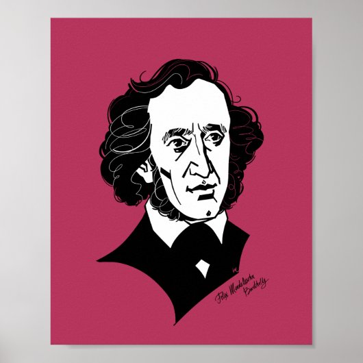 Felix Mendelssohn Bartholdy Poster (Voorkant)