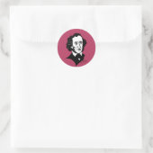 Felix Mendelssohn Bartholdy Ronde Sticker (Tas)