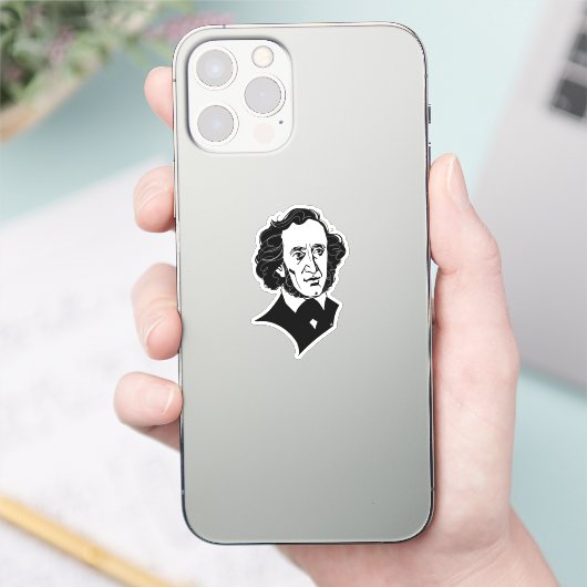 Felix Mendelssohn Bartholdy Sticker (Telefoon)