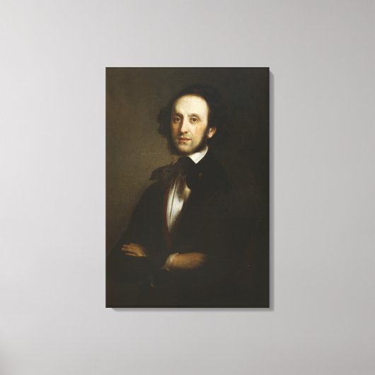 Felix Mendelssohn Canvas Afdruk (Voorkant)
