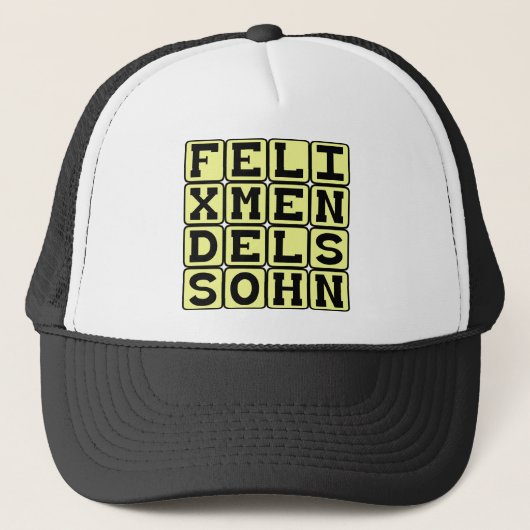 Felix Mendelssohn, Duits componist Trucker Pet (Voorkant)