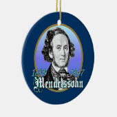 Felix Mendelssohn Keramisch Ornament (Rechts)