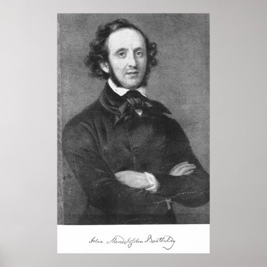 Felix Mendelssohn Poster (Voorkant)