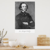 Felix Mendelssohn Poster (Keuken)