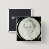 Felix Mendelssohn Vierkante Button 5,1 Cm (Voorkant /achterkant)