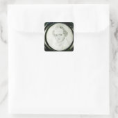 Felix Mendelssohn Vierkante Sticker (Tas)