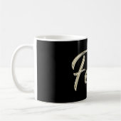 Felix Name whitegold Tasse Teetasse Kaffeetasse Koffiemok (Links)