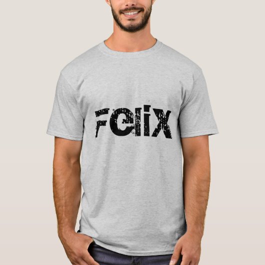 Felix, Orphan Black, blokletters T-shirt (Voorkant)