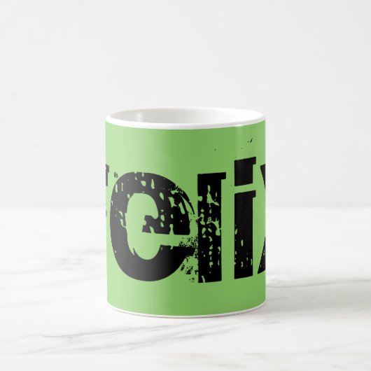 Felix, Orphan Black karakter, blokletters, groot Koffiemok (Center)