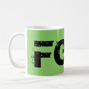 Felix, Orphan Black karakter, blokletters, groot Koffiemok