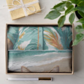 Felix terug te schoppen, Maine Coon op het strand Tissuepapier (Geschenk)