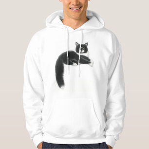 Felix the Black & White Cat Hoodie