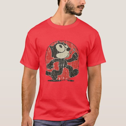 Felix The Cat Keep Walking T-shirt (Voorkant)