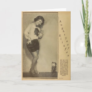 Felix The Cat met zetmeel van 1930 wenskaart Kaart