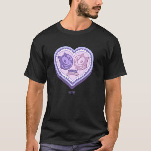 Felix The Cat Valentijnsdag kaart Hart T-shirt