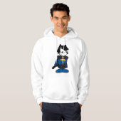 Felix the Hero - Schattige Cartoon Superhero Desig Hoodie (Voorkant volledig)
