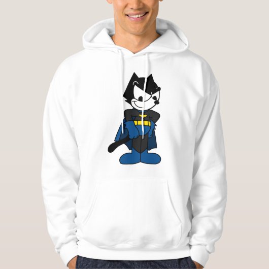 Felix the Hero - Schattige Cartoon Superhero Desig Hoodie (Voorkant)