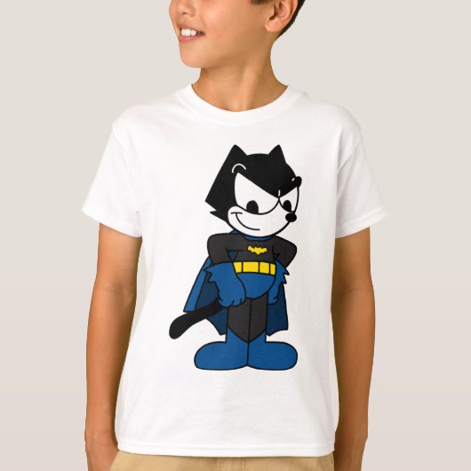 Felix the Hero - Schattige Cartoon Superhero Desig T-shirt (Voorkant)
