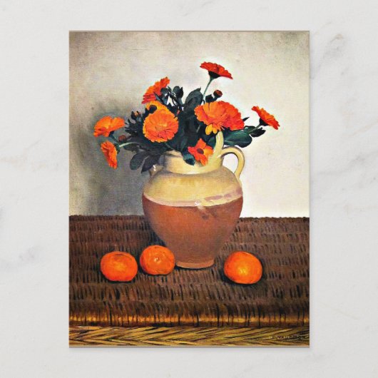 Felix Vallotton art, Marigolds en Tangerines Briefkaart (Voorkant)