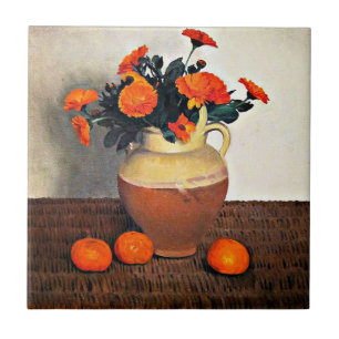 Felix Vallotton art, Marigolds en Tangerines Tegeltje