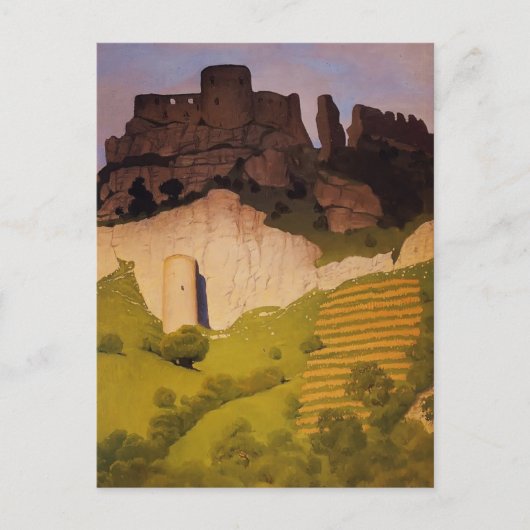 Felix Vallotton - Chateau Gaillard in Andelys Briefkaart (Voorkant)