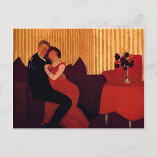 Felix Vallotton : De leugen Briefkaart (Voorkant)