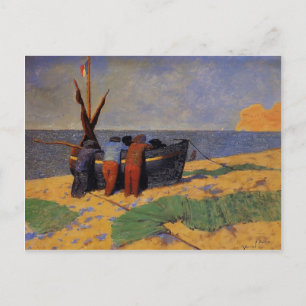 Felix Vallotton - De veertiende juli in Etretat Briefkaart