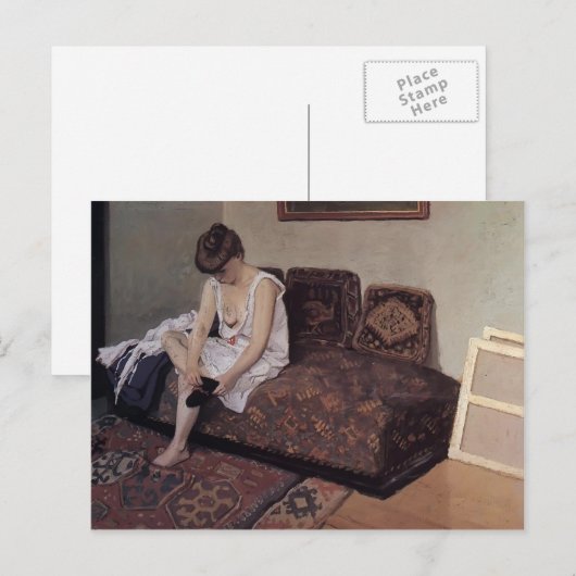 Felix Vallotton - De zwarte stop Briefkaart (Voorkant / Achterkant)