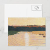 Felix Vallotton - Evening scene Briefkaart (Voorkant / Achterkant)