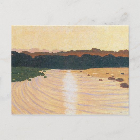 Felix Vallotton - Evening scene Briefkaart (Voorkant)