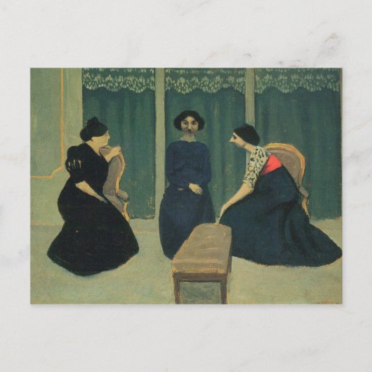Felix Vallotton - Gossip Briefkaart (Voorkant)