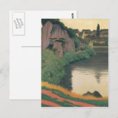 Felix Vallotton - Landscape Semur Briefkaart (Voorkant / Achterkant)