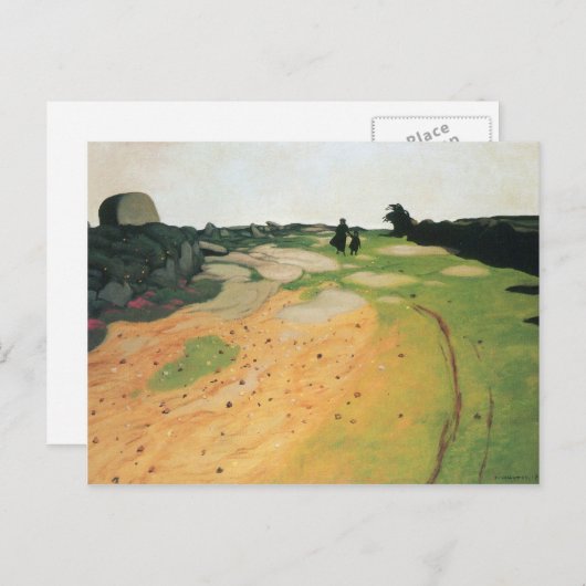Felix Vallotton - Landschap in Breton Briefkaart (Voorkant / Achterkant)